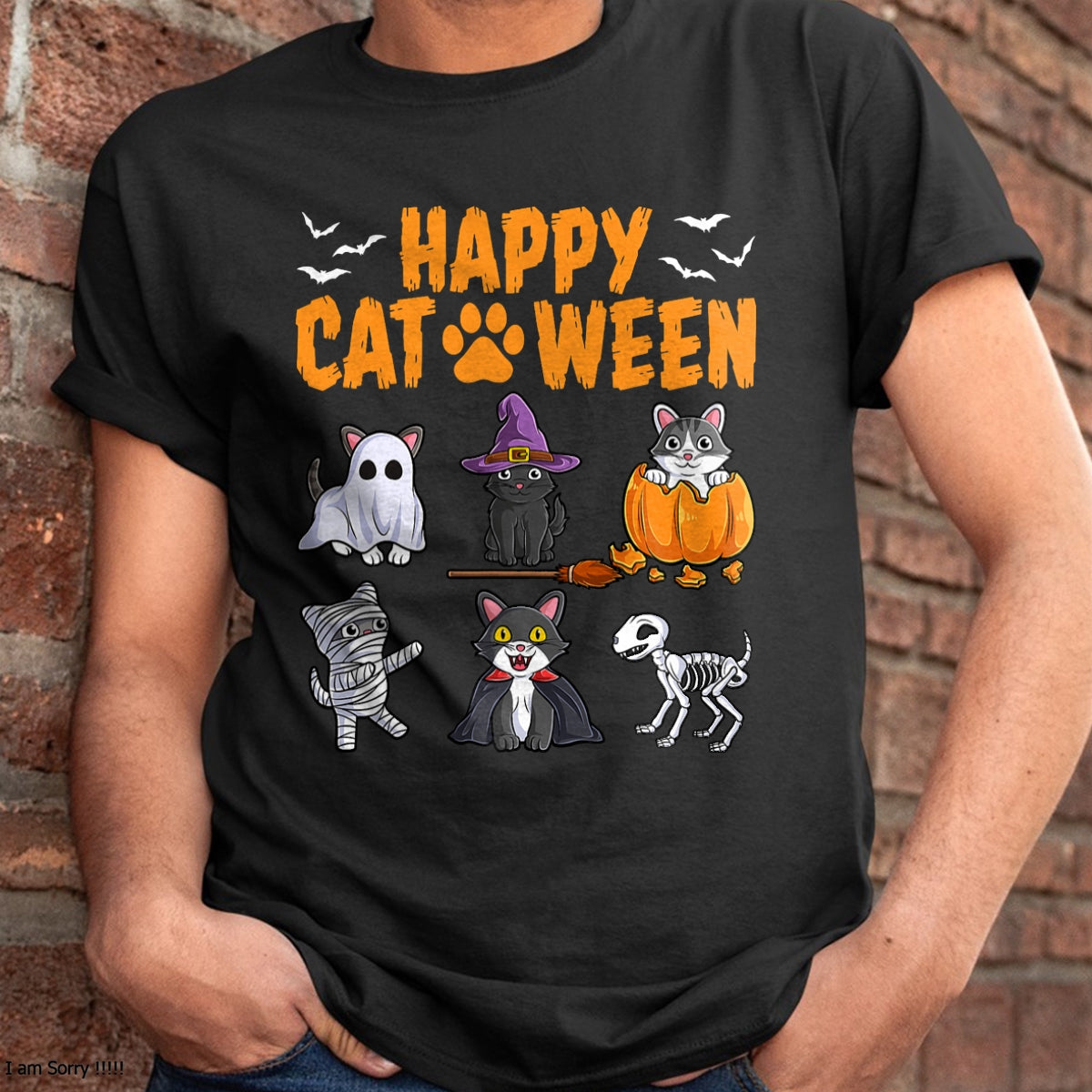 Halloween Cats & Kittens Tee, Sweatshirt & Hoodie