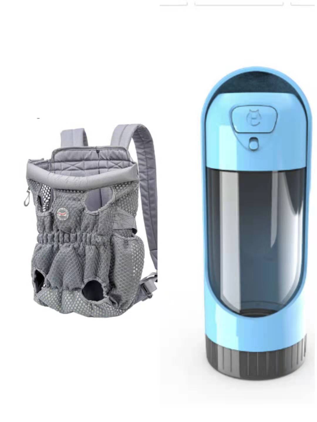 Hands-Free Pet Carrier Backpack | Breathable Mesh Travel Bag for Cats & Dogs