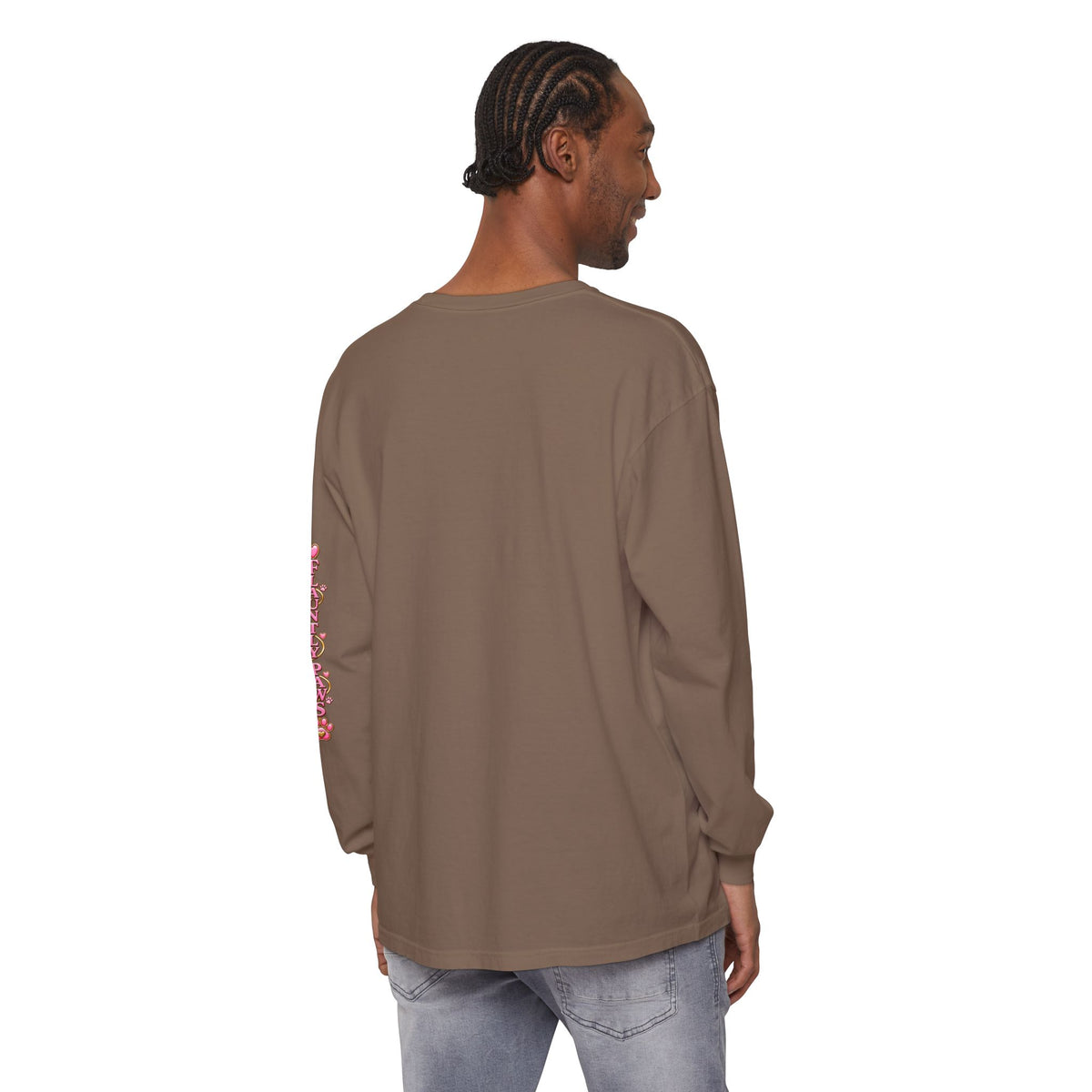 Garment-Dyed Long Sleeve Tee | Flauntly Paws
