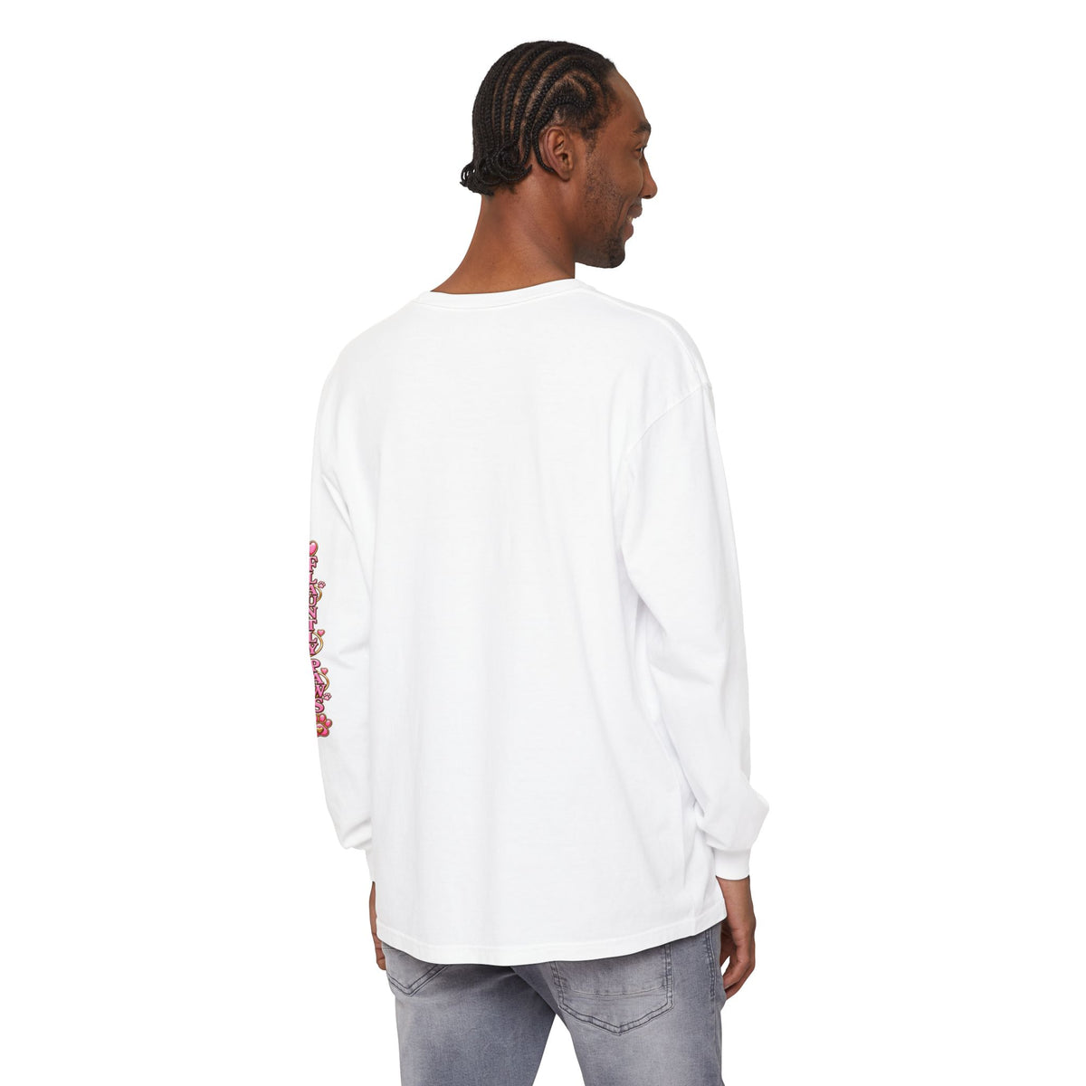 Garment-Dyed Long Sleeve Tee | Flauntly Paws