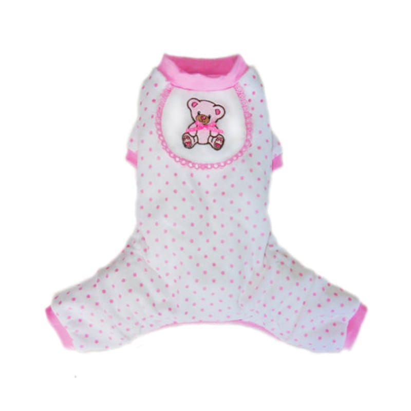 Pink Teddy Pet Pajamas