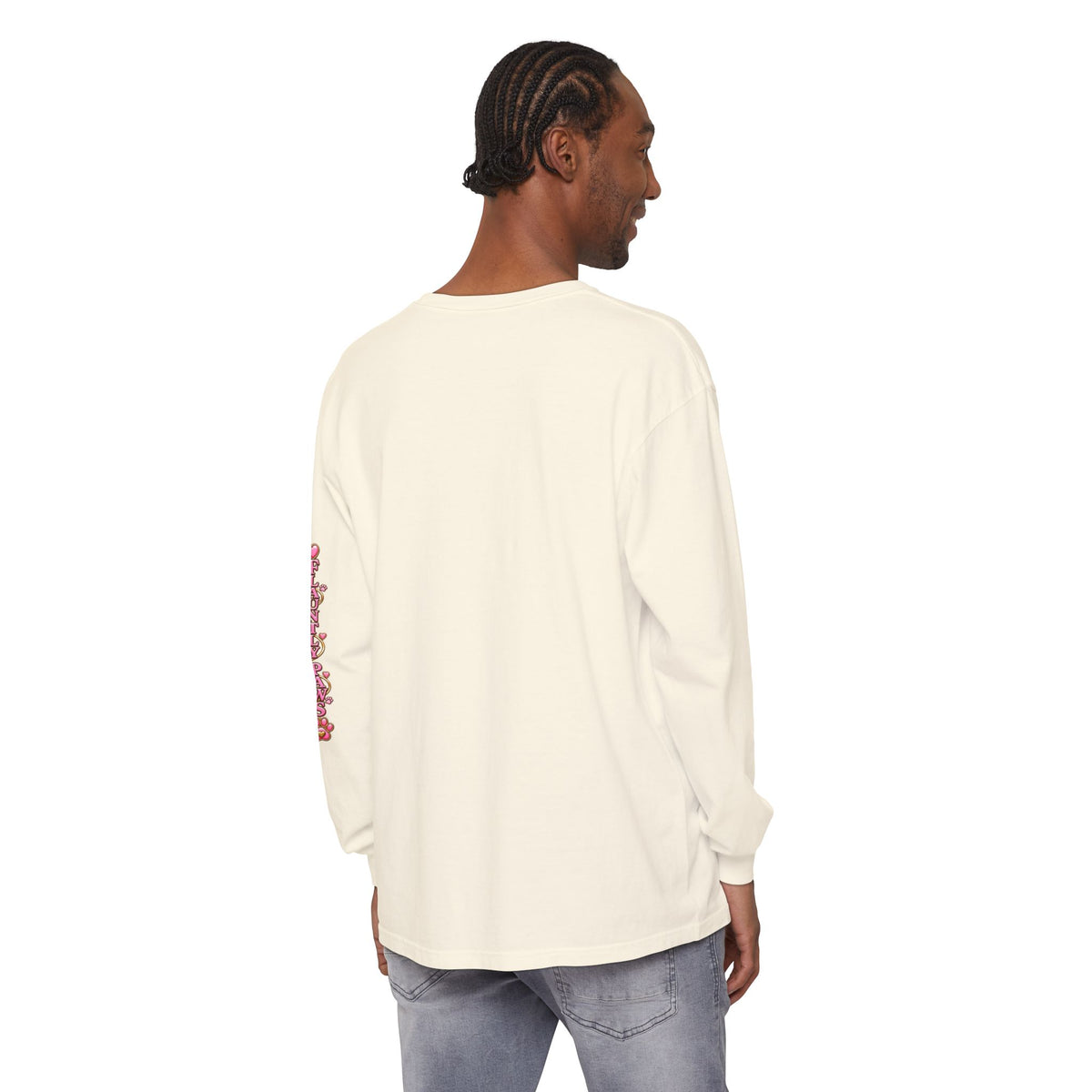Garment-Dyed Long Sleeve Tee | Flauntly Paws