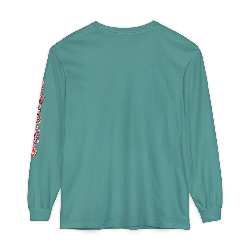 Garment-Dyed Long Sleeve Tee | Flauntly Paws