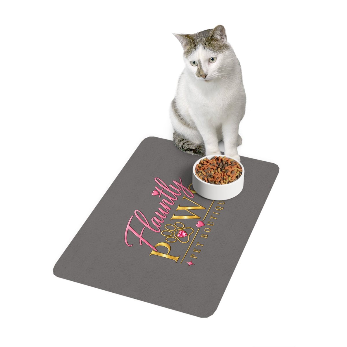 Non-Slip Pet Feeding Mat | Flauntly Paws
