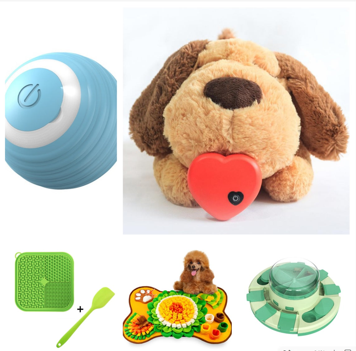 Smart Interactive Pet Toy Ball | Electronic Auto-Rolling & Jumping Ball | USB Rechargeable | Dogs & Cats