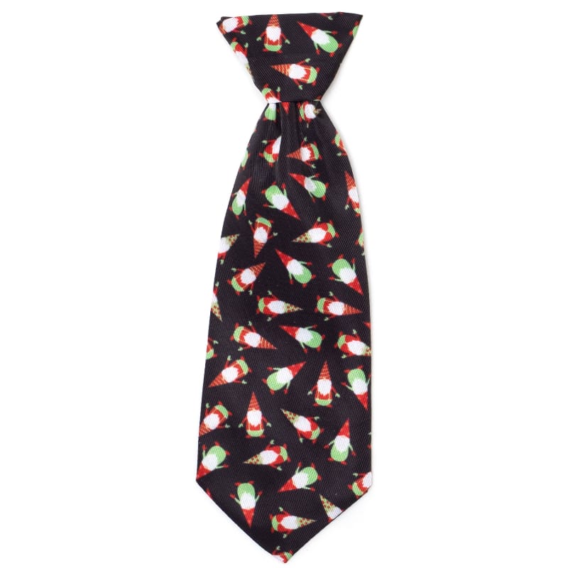 Christmas Gnome Pet Necktie Attachment