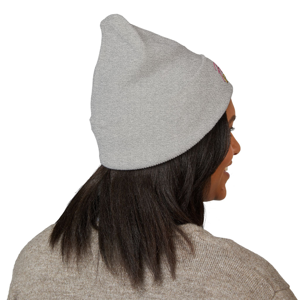 Embroidered Classic Cuffed Beanie | Flauntly Paws