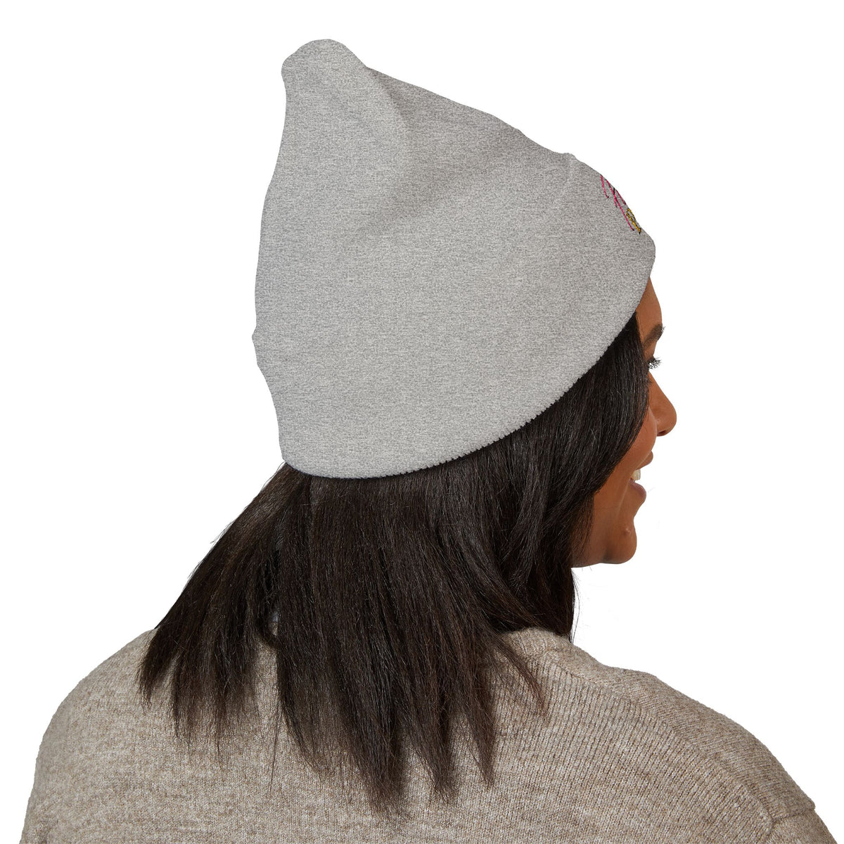 Embroidered Classic Cuffed Beanie | Flauntly Paws