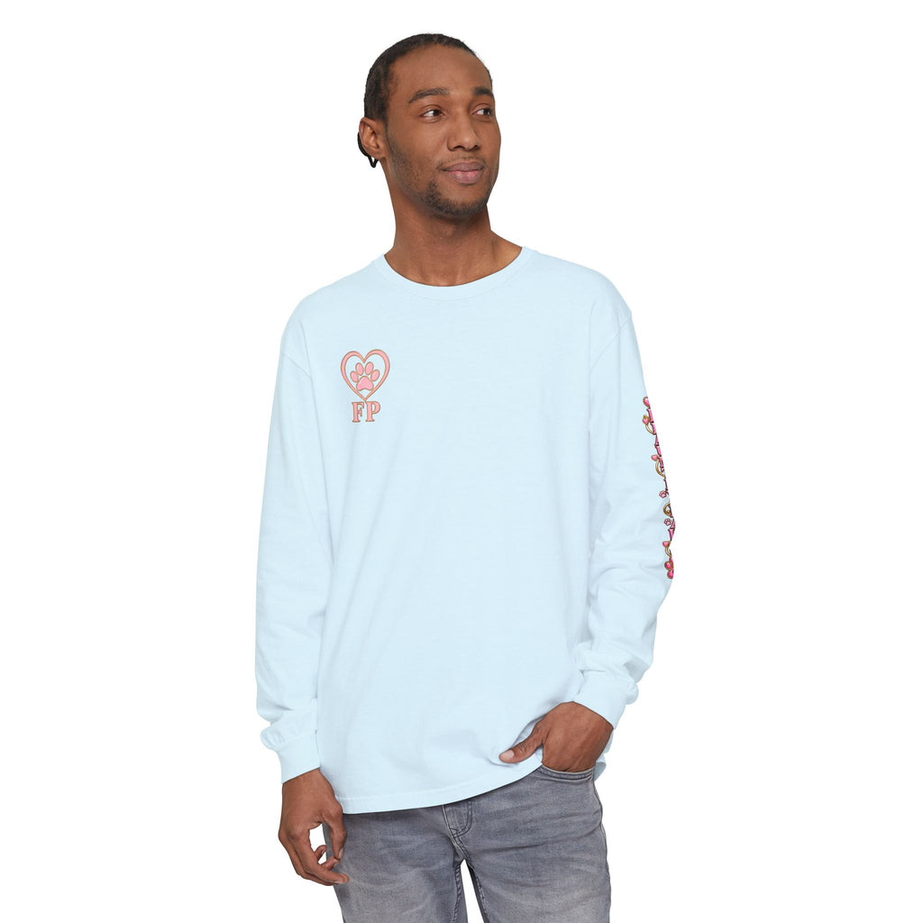 Garment-Dyed Long Sleeve Tee | Flauntly Paws
