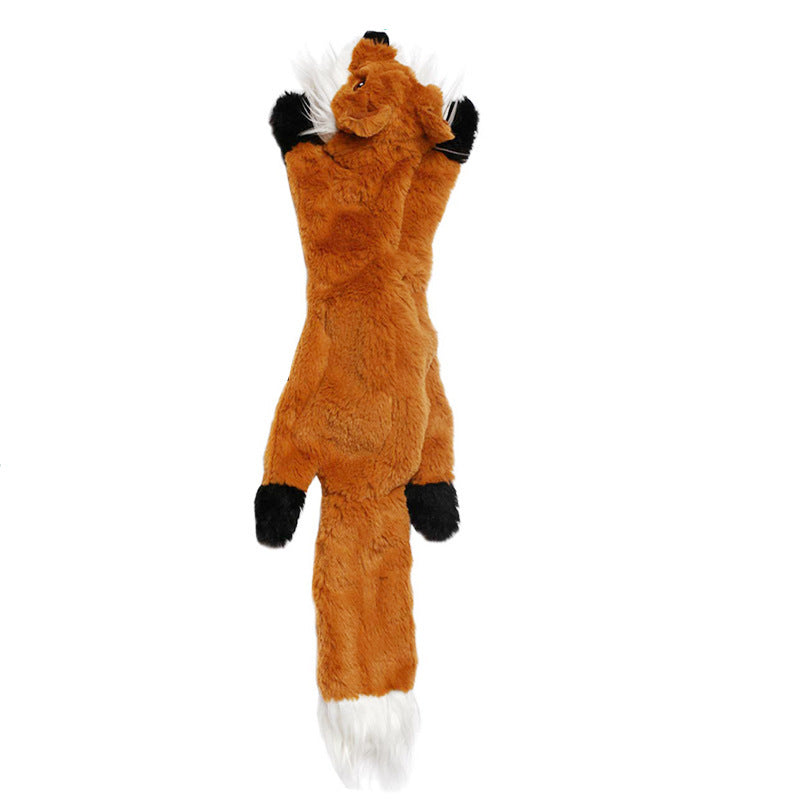 Animal Character Squeaky Plush Toy for Dogs & Cats