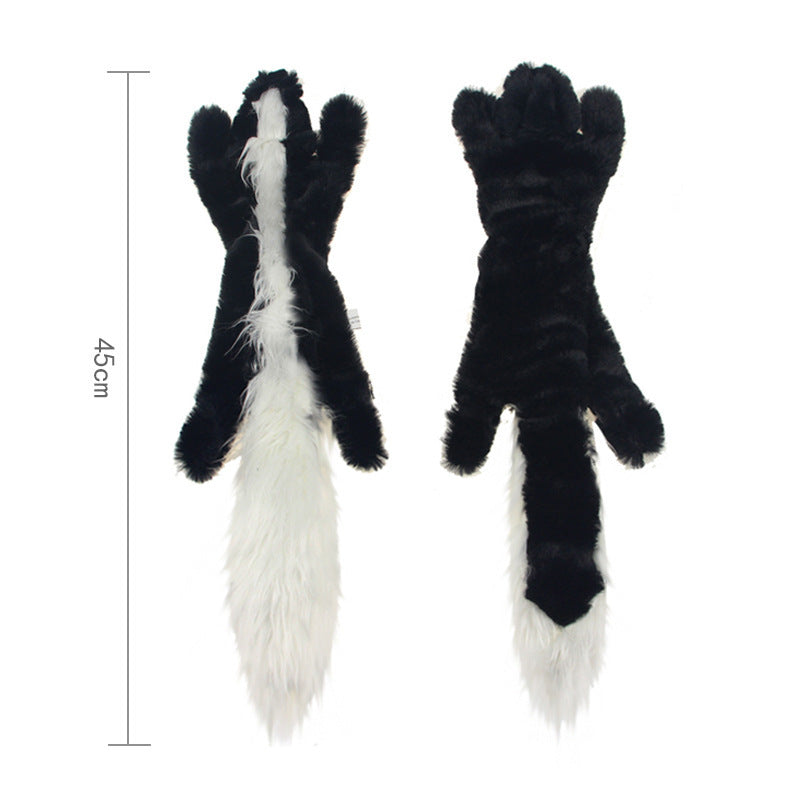 Animal Character Squeaky Plush Toy for Dogs & Cats