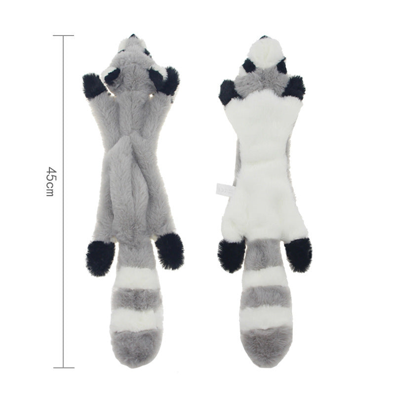 Animal Character Squeaky Plush Toy for Dogs & Cats