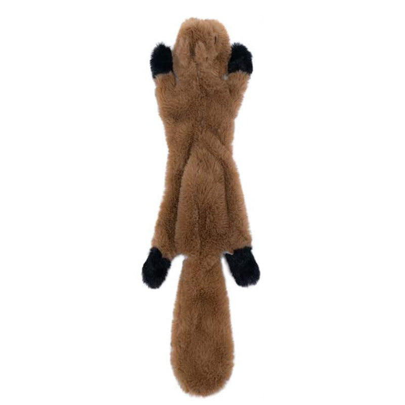 Animal Character Squeaky Plush Toy for Dogs & Cats