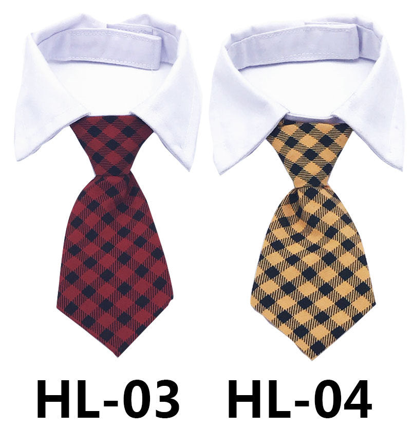 Flauntly Paws Silk Pet Tie for Dogs & Cats