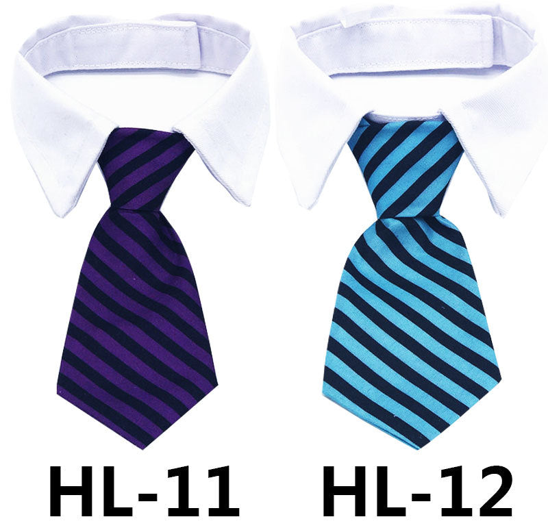 Flauntly Paws Silk Pet Tie for Dogs & Cats