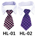 Flauntly Paws Silk Pet Tie for Dogs & Cats