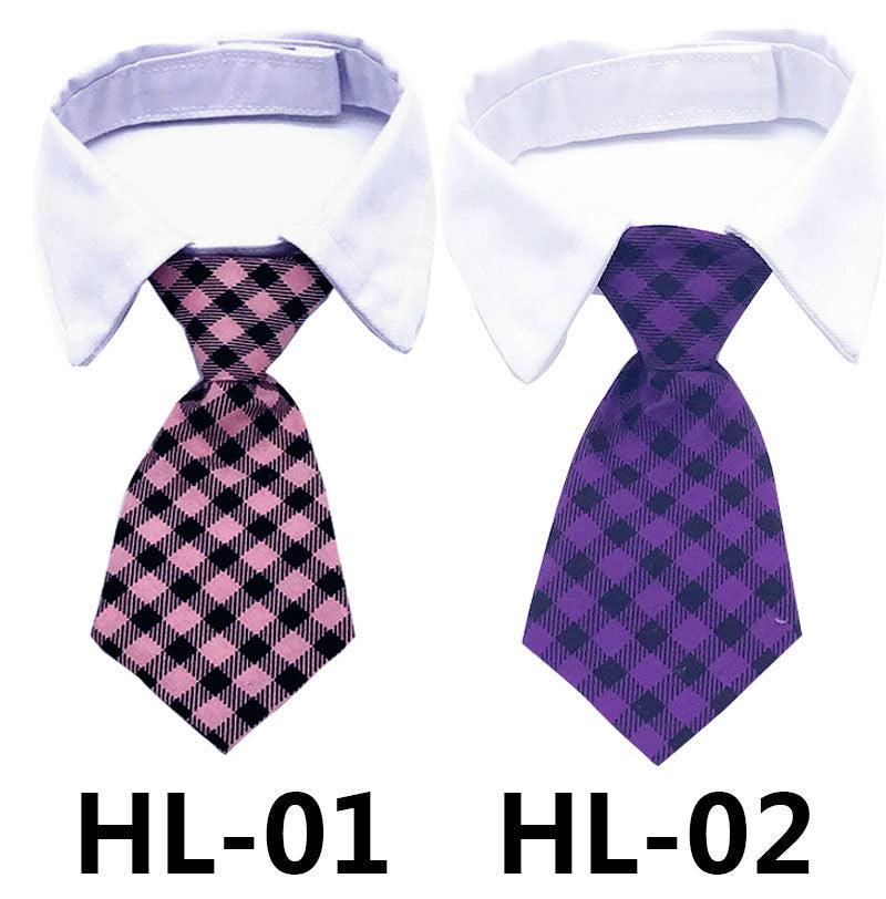 Flauntly Paws Silk Pet Tie for Dogs & Cats