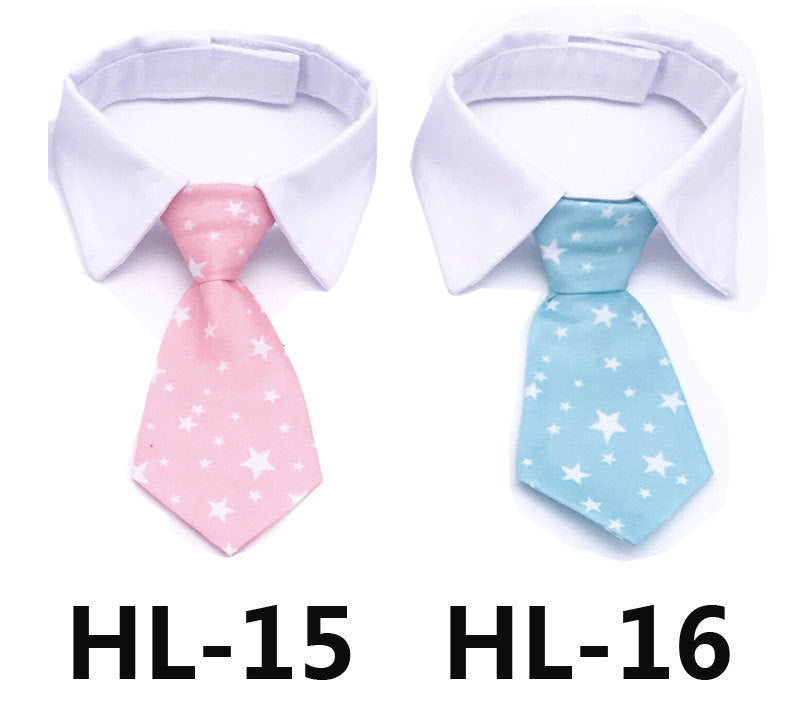Flauntly Paws Silk Pet Tie for Dogs & Cats