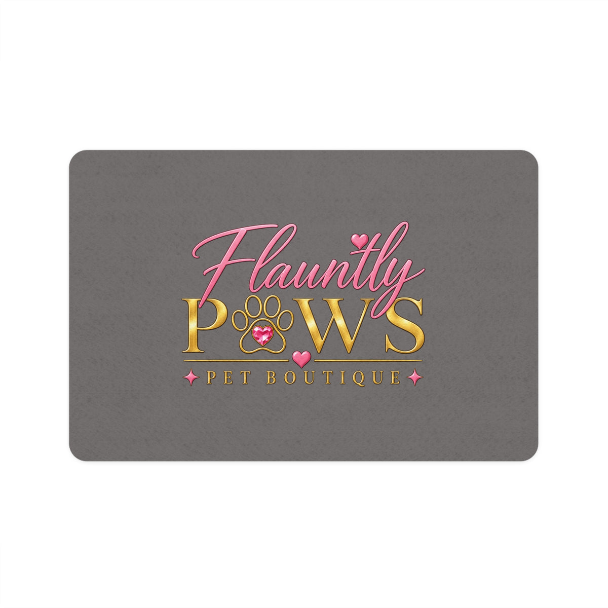 Non-Slip Pet Feeding Mat | Flauntly Paws