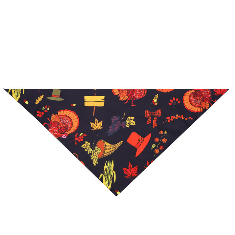 Thanksgiving Pet Bandana | Turkey & Fall Harvest Styles