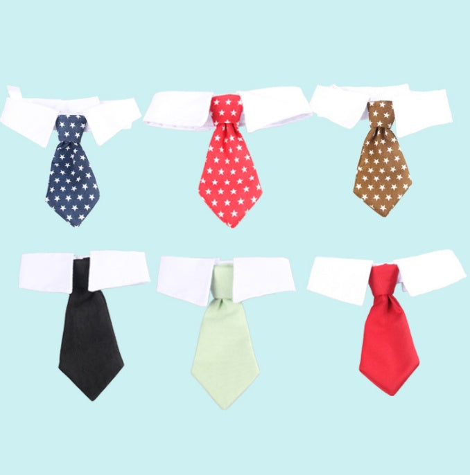 Cartoon Print Dog Tie
