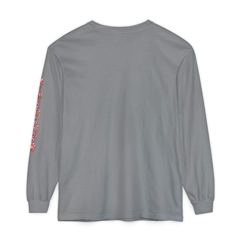 Garment-Dyed Long Sleeve Tee | Flauntly Paws