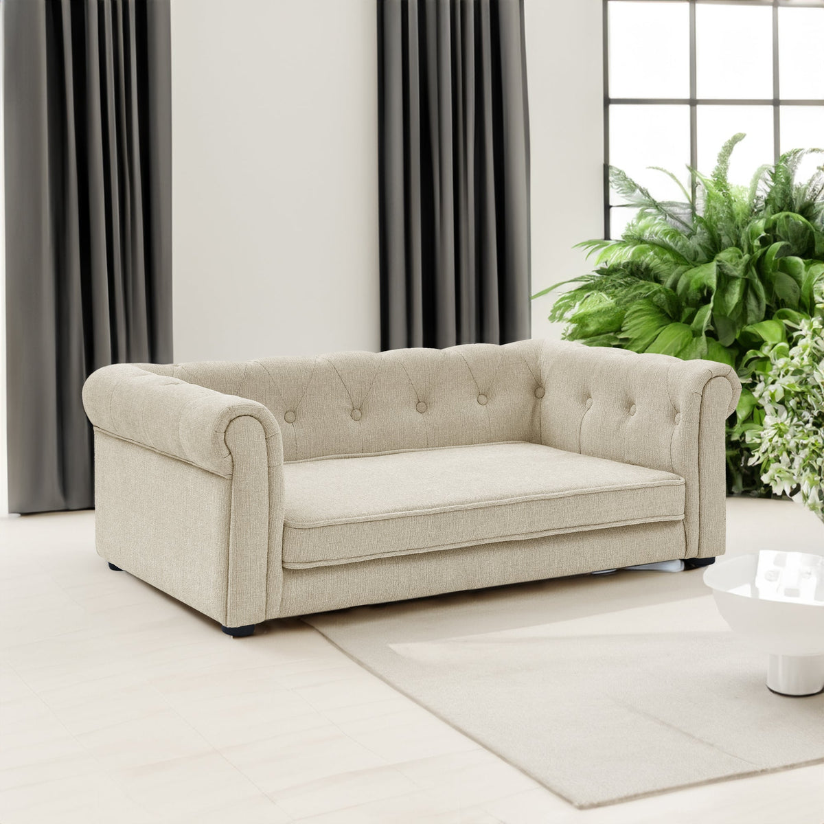 Elevated Pet Sofa Bed | Luxury Dog Couch for Medium & Large Dogs