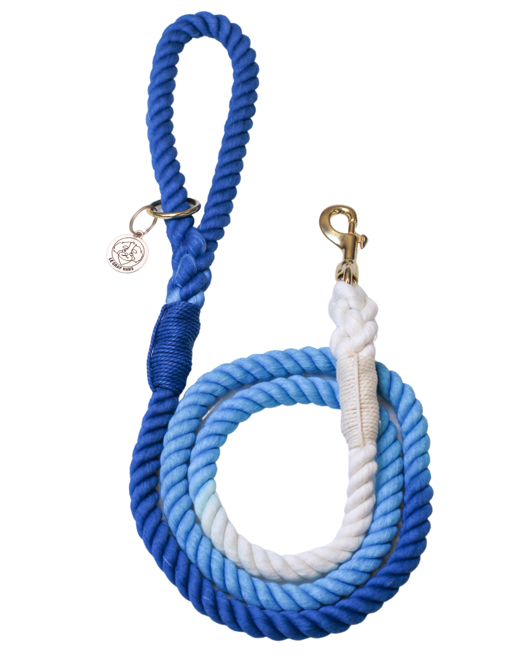 Flauntly Paws Ombre Cotton Rope Dog Leash