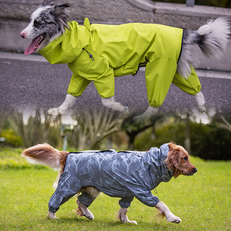 Flauntly Paws Reflective Waterproof Rain Coat for Dogs
