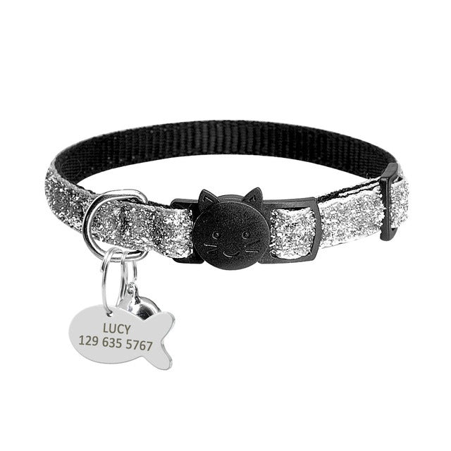 The Flauntly Paws Bling Collar — Breakaway Safety Collar for Cats & Kittens