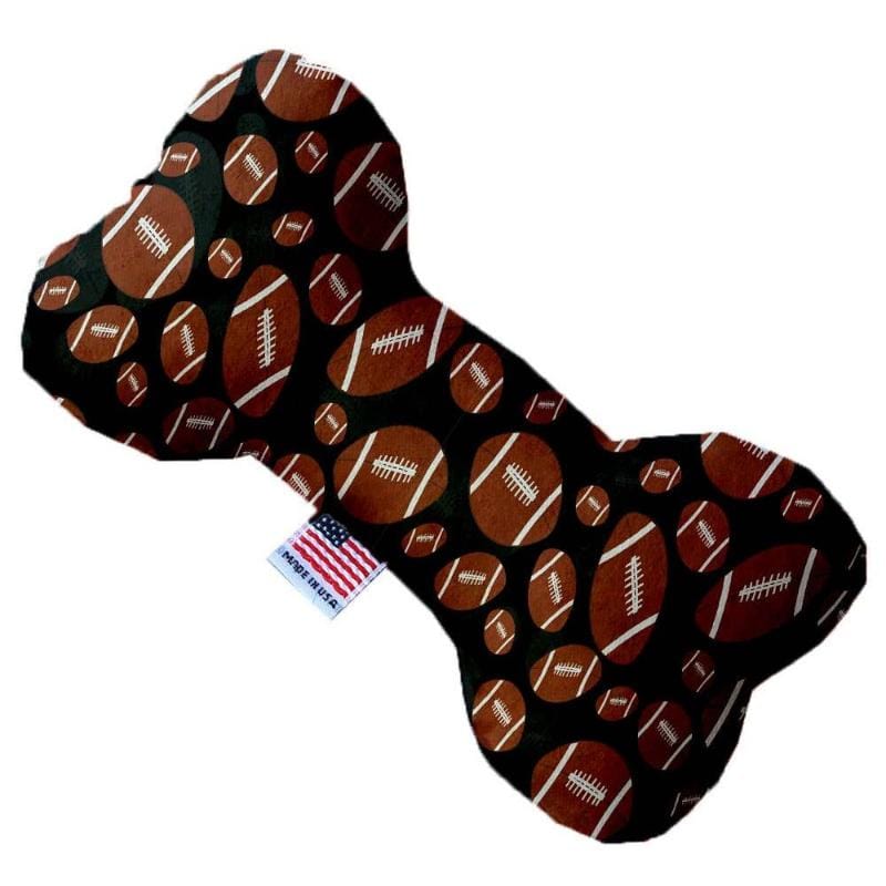 Football Plush Squeaky Dog Toy — Game Day Edition