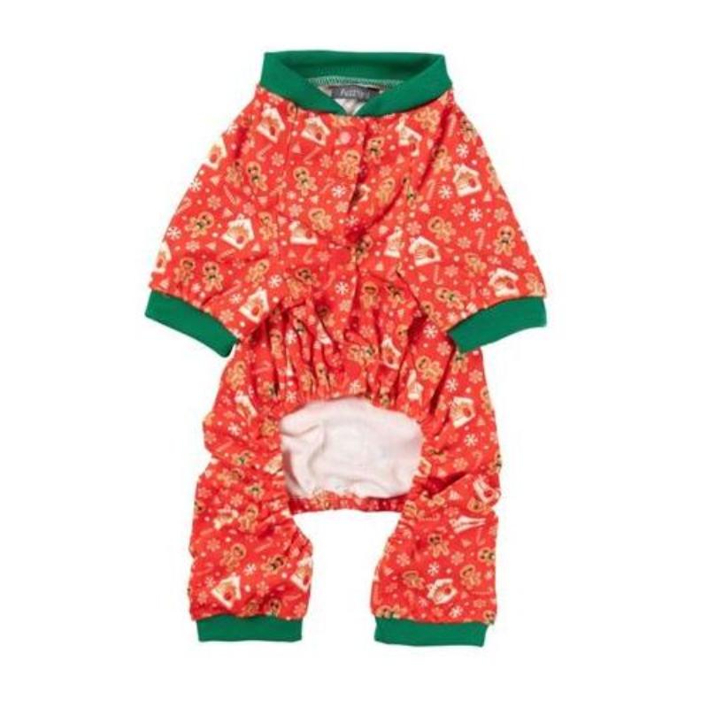 Gingerbread Snowstorm Pet Pajamas