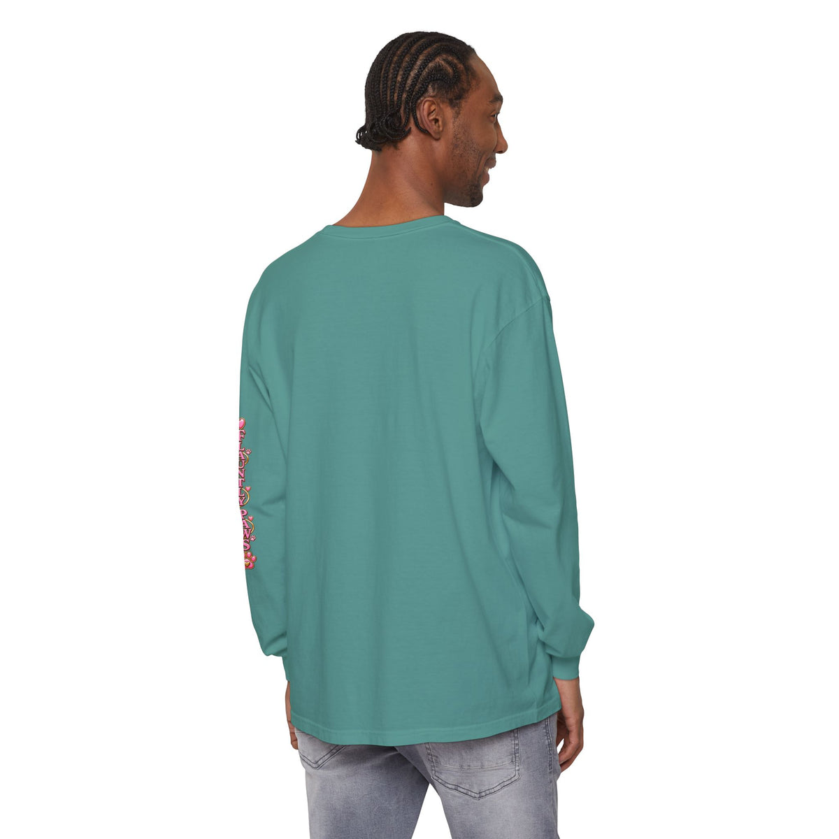 Garment-Dyed Long Sleeve Tee | Flauntly Paws