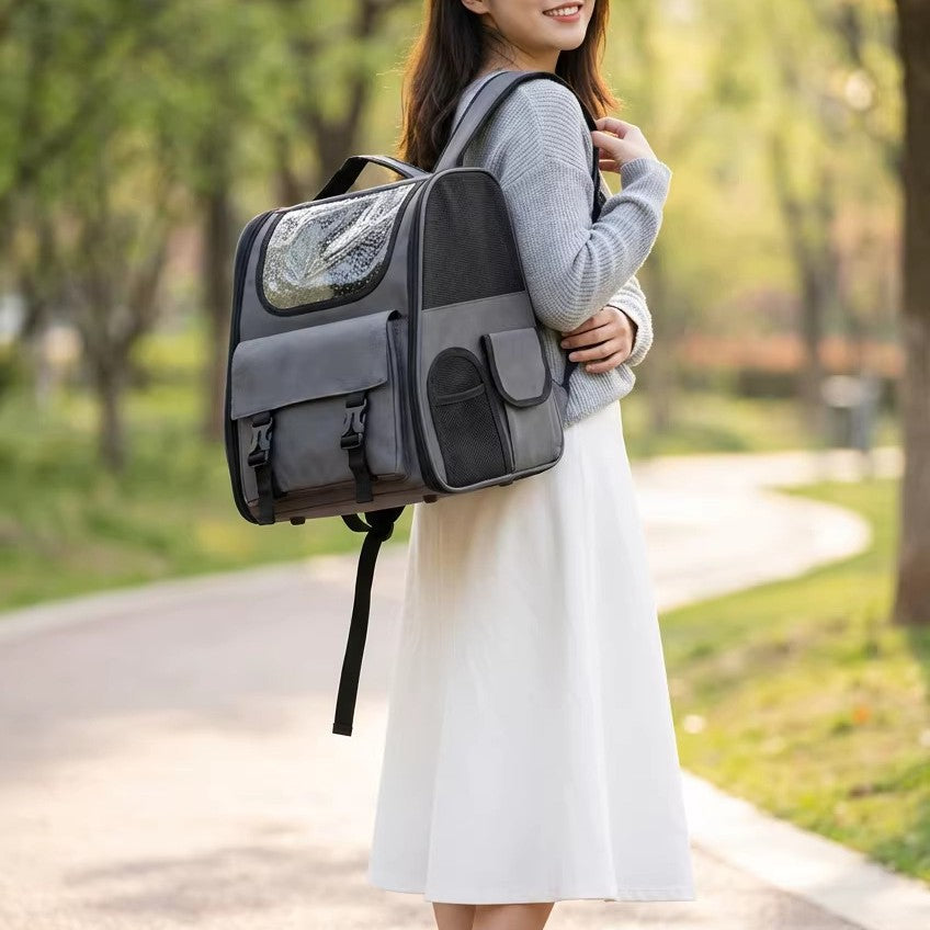 Transparent Outdoor Pet Carrier Backpack