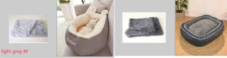 Cozy Dog Sleeping Bag Bed | Warm Soft Puppy Kennel Cushion