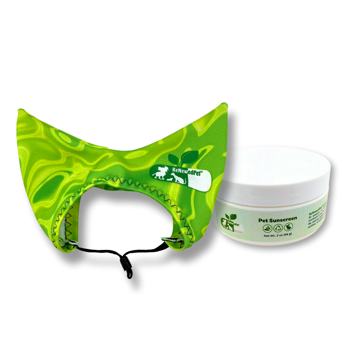 Pet Sun Care Kit — Natural Sunscreen + UV-Blocking Ear Cap