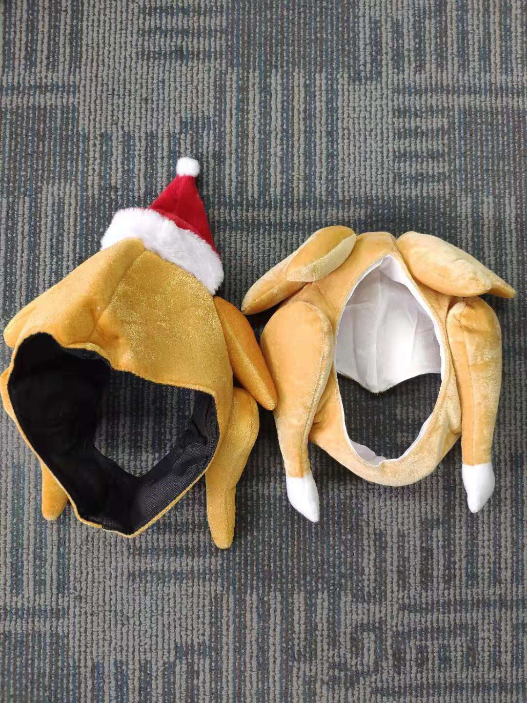 Plush Turkey Hat | Thanksgiving Costume Accessory for Pets & People