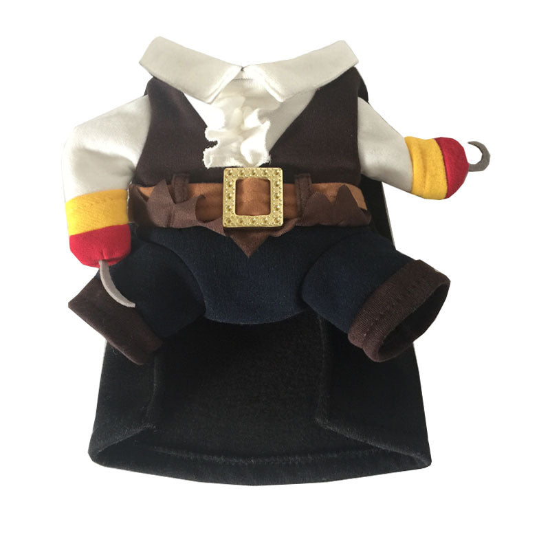 Little Captain Pirate Dog Costume
