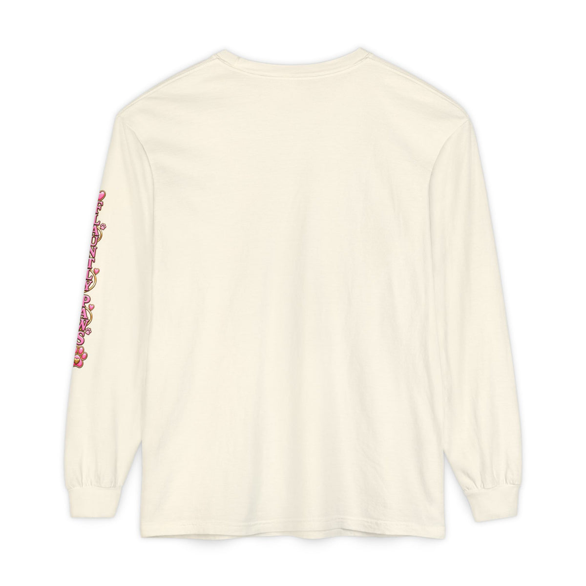 Garment-Dyed Long Sleeve Tee | Flauntly Paws