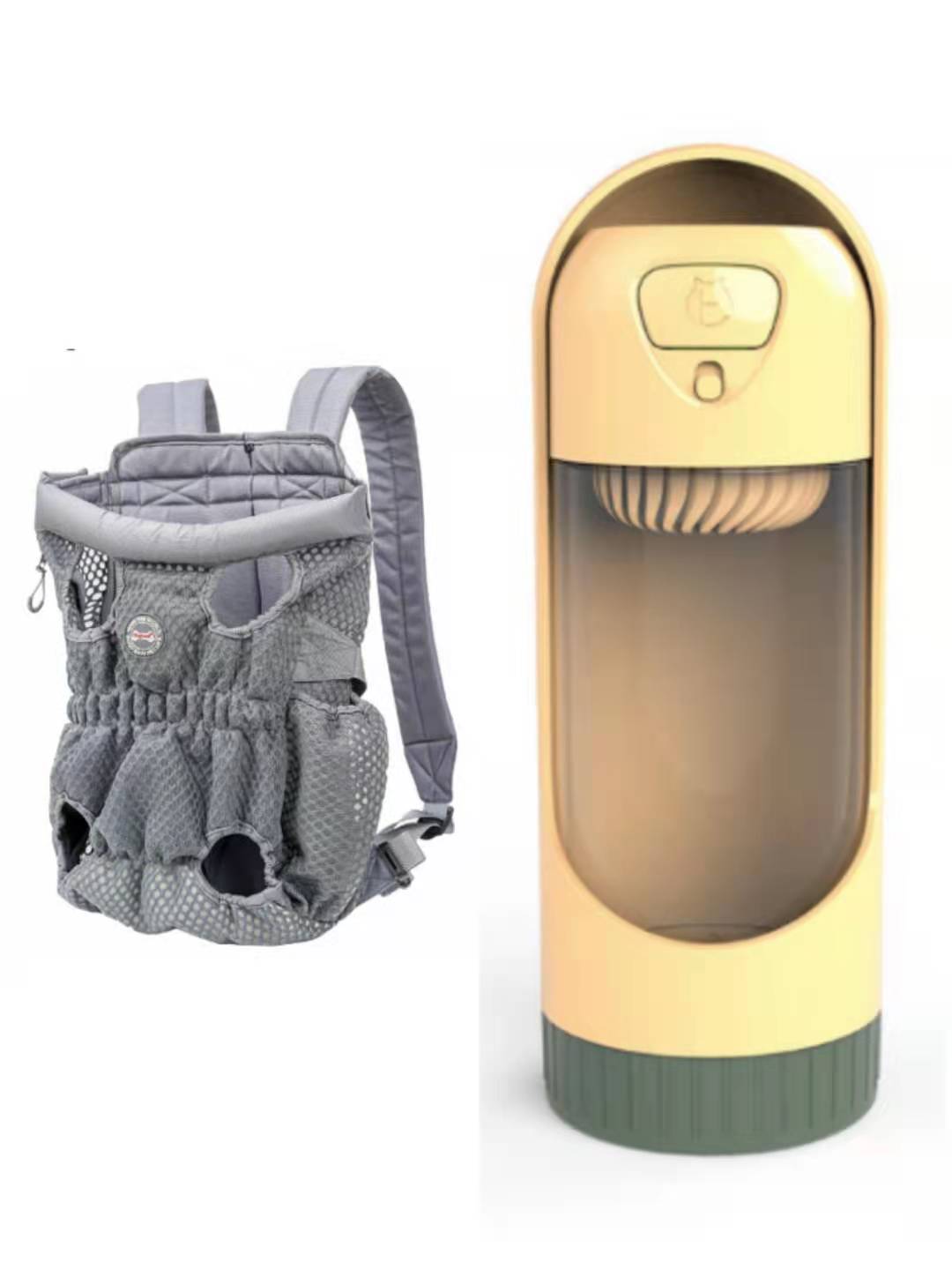 Hands-Free Pet Carrier Backpack | Breathable Mesh Travel Bag for Cats & Dogs