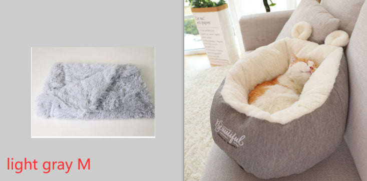 Cozy Dog Sleeping Bag Bed | Warm Soft Puppy Kennel Cushion