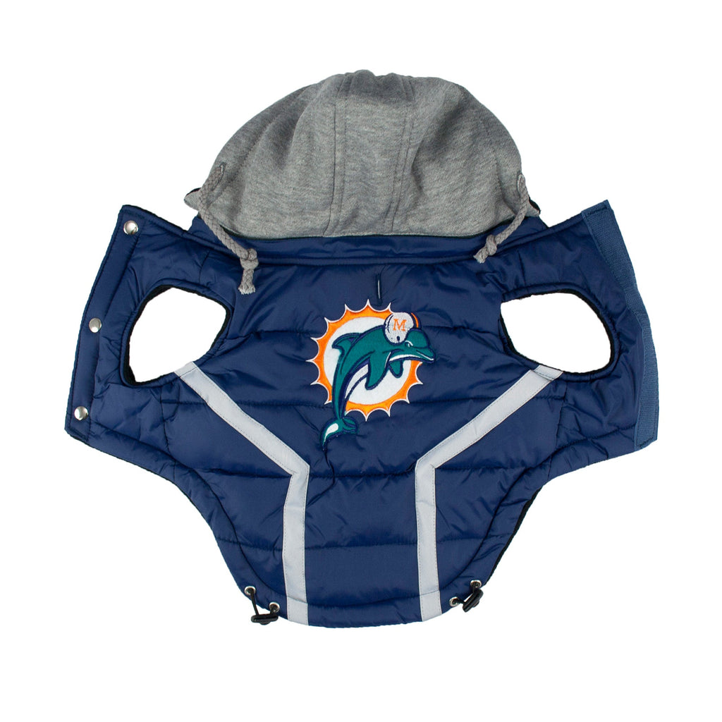 The Flauntly Paws NFL Puffer Vest — Officially Licensed Game Day Style for Dogs