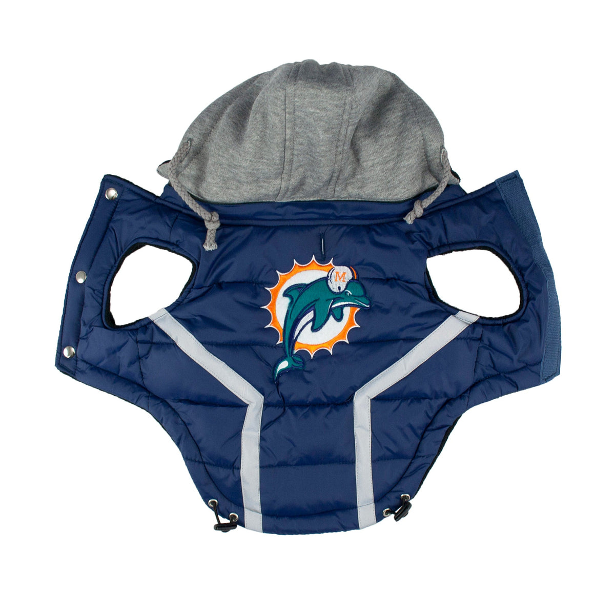 The Flauntly Paws NFL Puffer Vest — Officially Licensed Game Day Style for Dogs