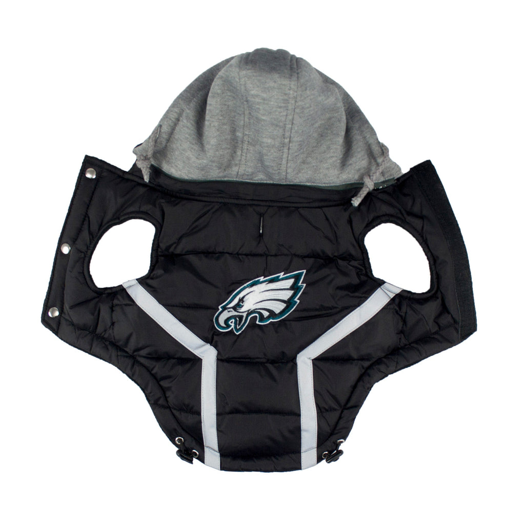 The Flauntly Paws NFL Puffer Vest — Officially Licensed Game Day Style for Dogs