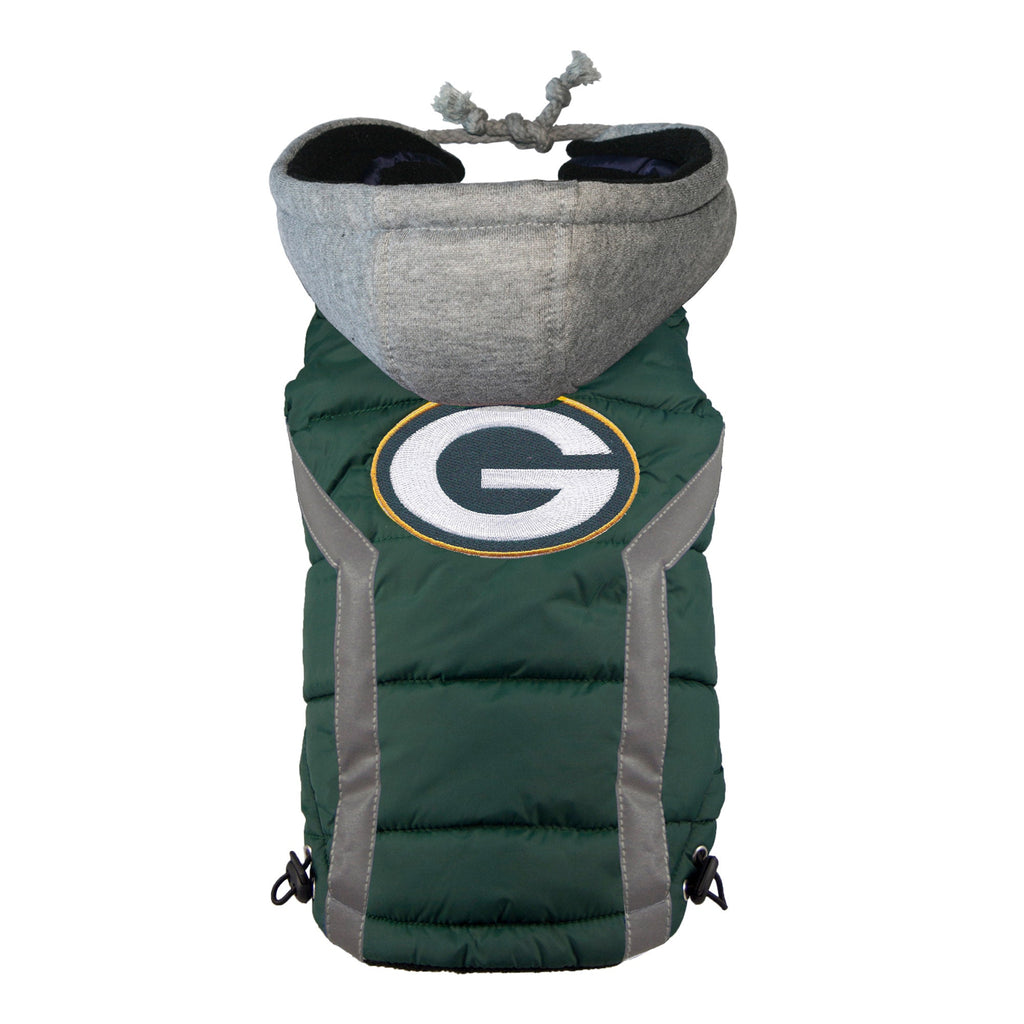 The Flauntly Paws NFL Puffer Vest — Officially Licensed Game Day Style for Dogs