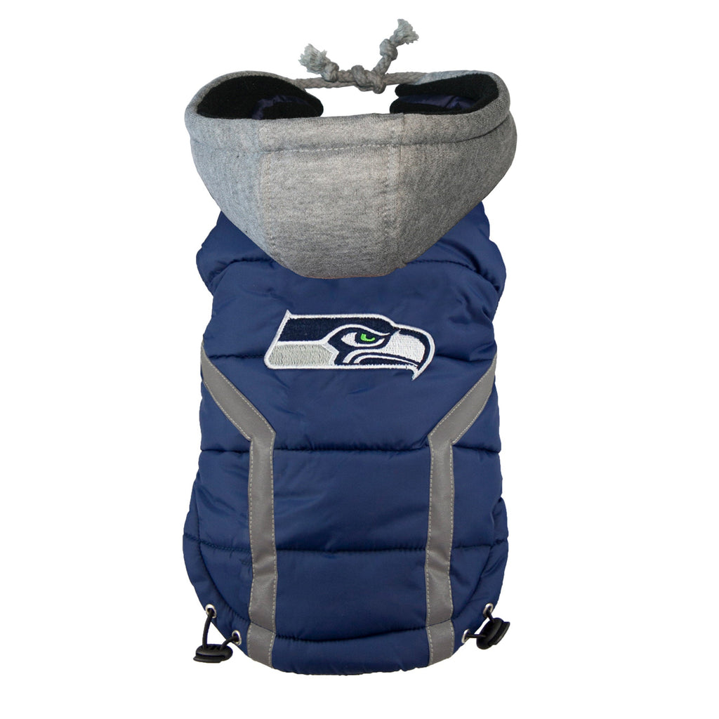 The Flauntly Paws NFL Puffer Vest — Officially Licensed Game Day Style for Dogs