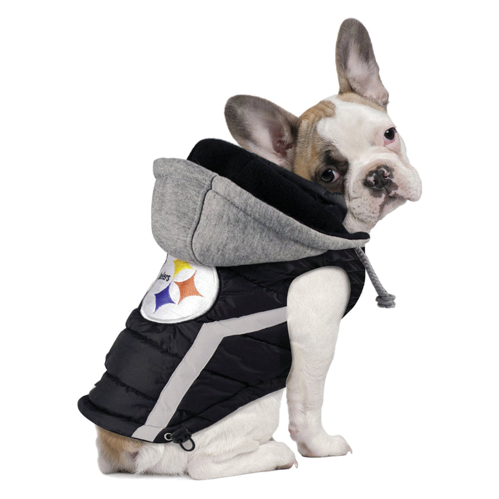 The Flauntly Paws NFL Puffer Vest — Officially Licensed Game Day Style for Dogs