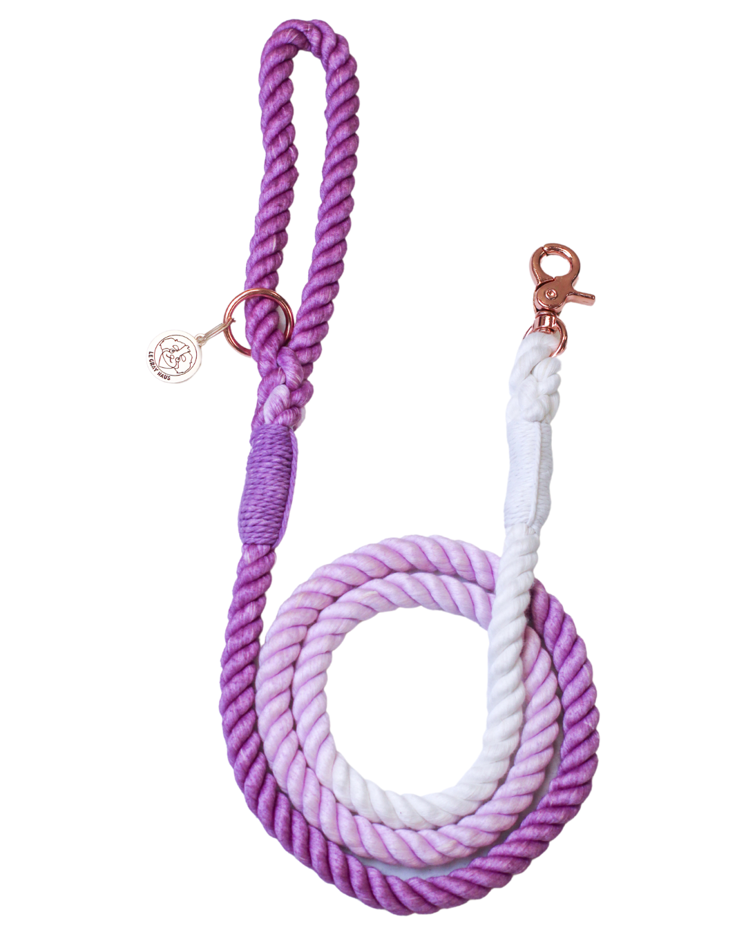 Flauntly Paws Ombre Cotton Rope Dog Leash