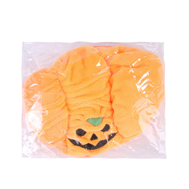 Halloween Pumpkin Head Hat for Dogs & Cats