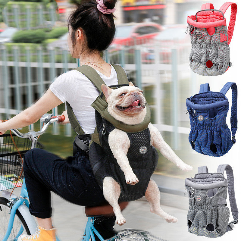 Hands-Free Pet Carrier Backpack | Breathable Mesh Travel Bag for Cats & Dogs